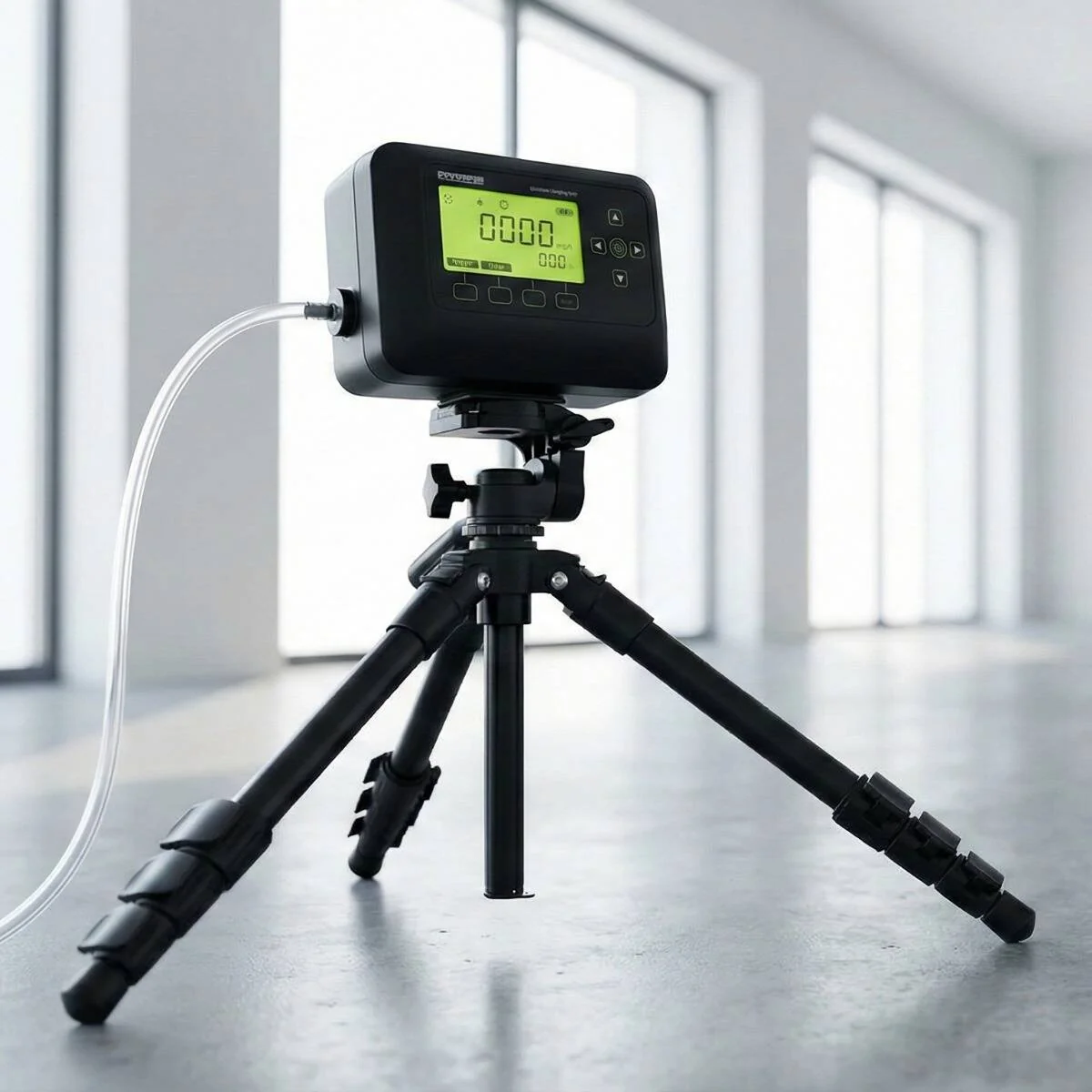 High-Volume Bioaerosol Field Sampling Pump with Tripod and Calibrated Flowmeter