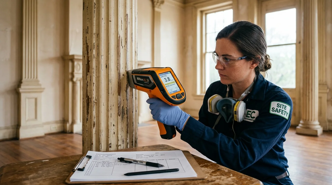Lead Inspector Dust Wipe Clearance and XRF Swab Station Kit